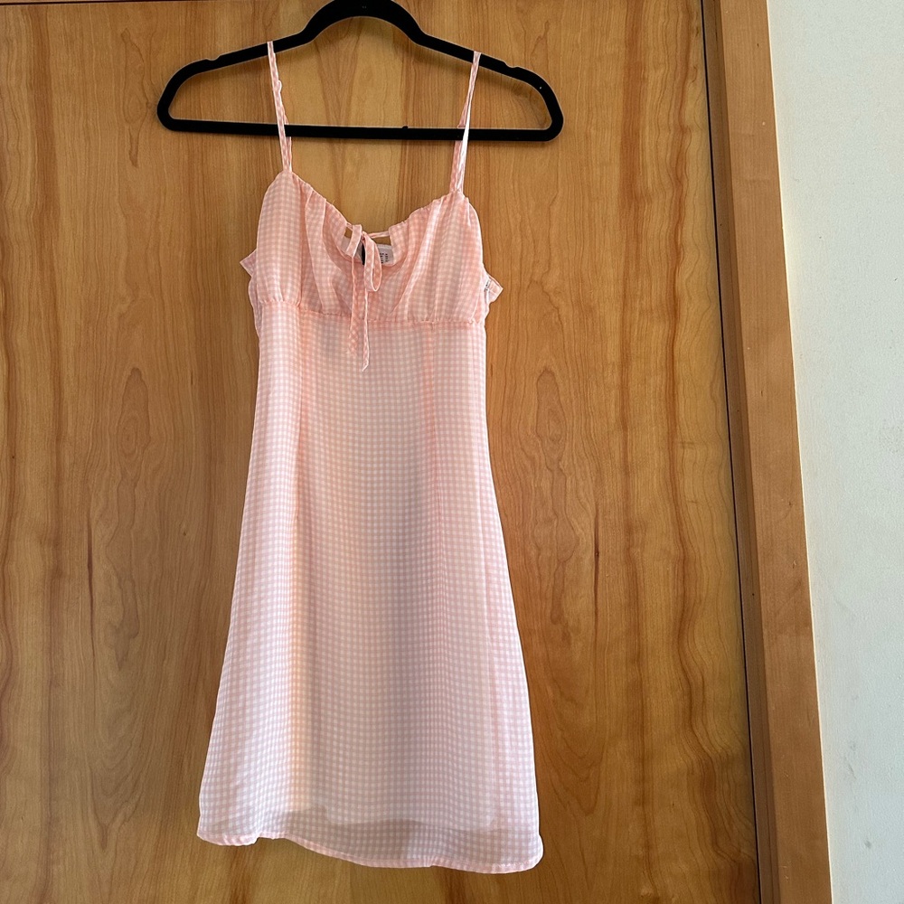 Forever 21 Pink Checkered Dress • Size XS